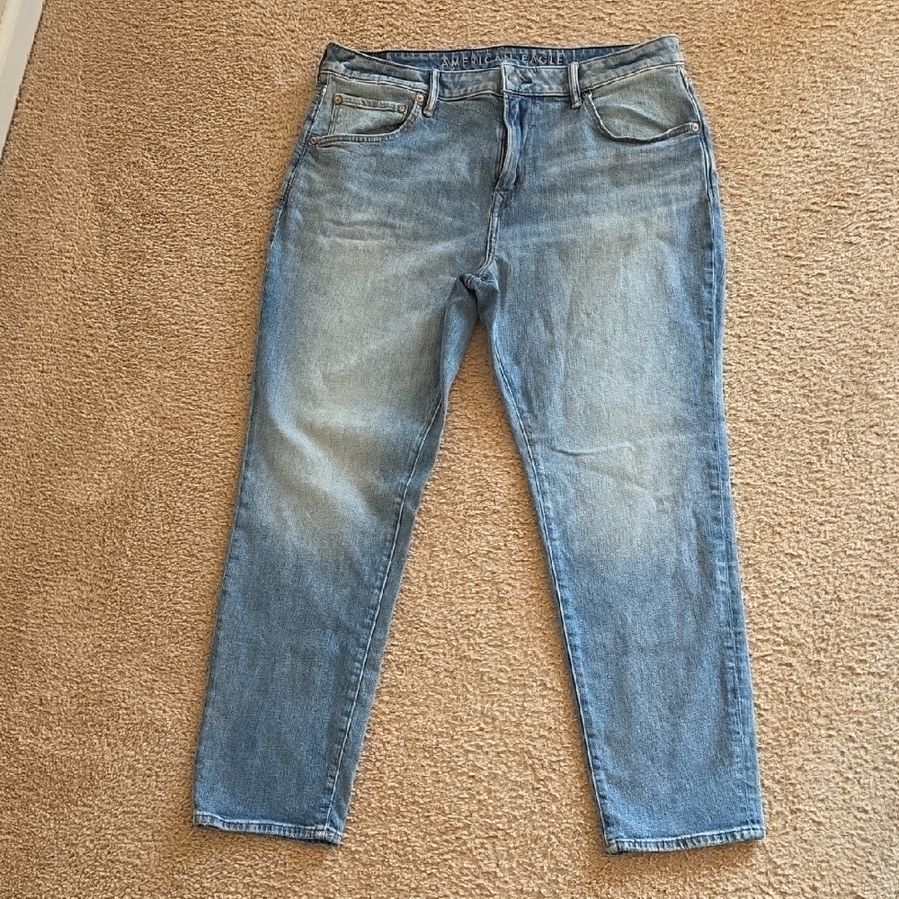 American Eagle Outfitters Airflex + Light Blue Jeans 36x30